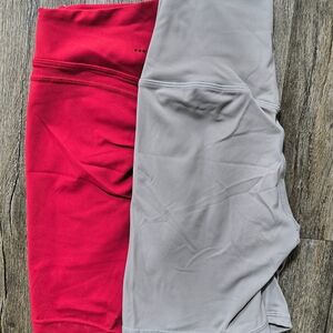 Kids' Red and Gray Bottoms